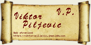 Viktor Piljević vizit kartica